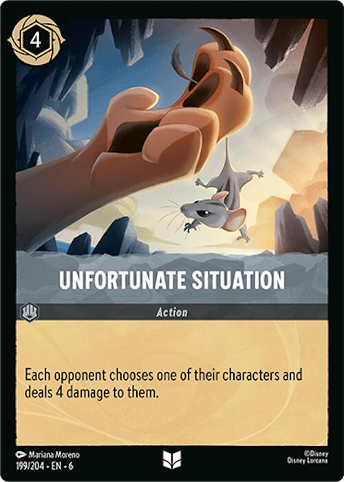 Unfortunate Situation (199/204) [Azurite Sea] | Boutique FDB TCG