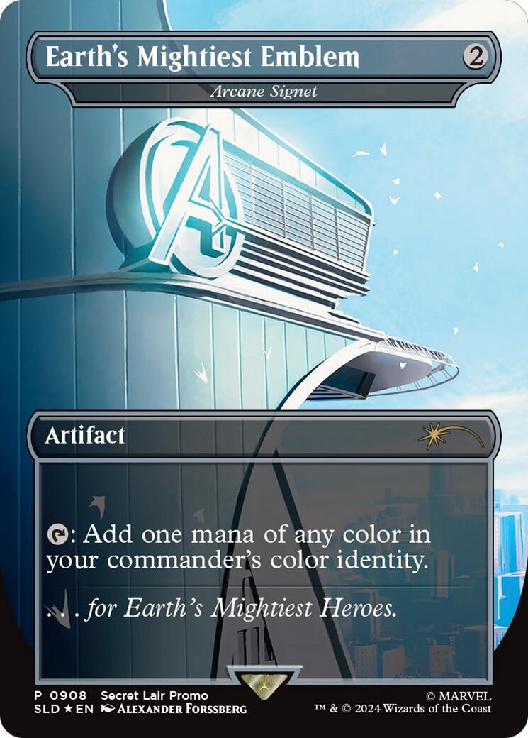Earth's Mightiest Emblem - Arcane Signet [Secret Lair Drop Series] | Boutique FDB TCG