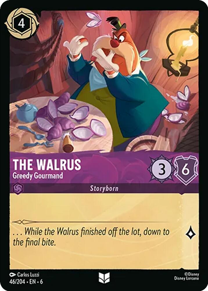 The Walrus - Greedy Gourmand (46/204) [Azurite Sea] | Boutique FDB TCG