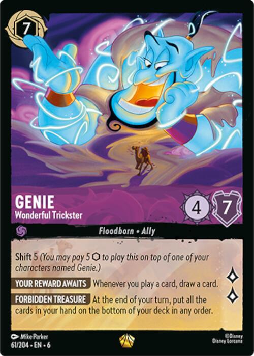 Genie - Wonderful Trickster (61/204) [Azurite Sea] | Boutique FDB TCG