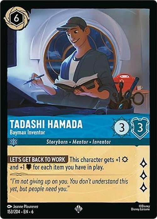 Tadashi Hamada - Baymax Inventor (153/204) [Azurite Sea] | Boutique FDB TCG