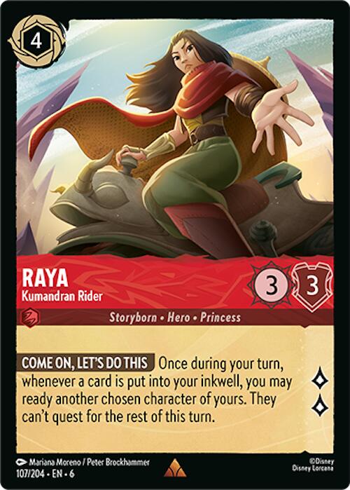 Raya - Kumandran Rider (107/204) [Azurite Sea] | Boutique FDB TCG