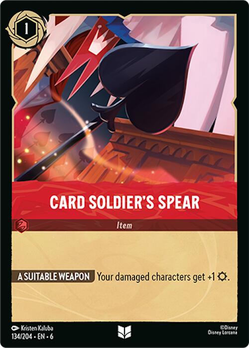 Card Soldier's Spear (134/204) [Azurite Sea] | Boutique FDB TCG