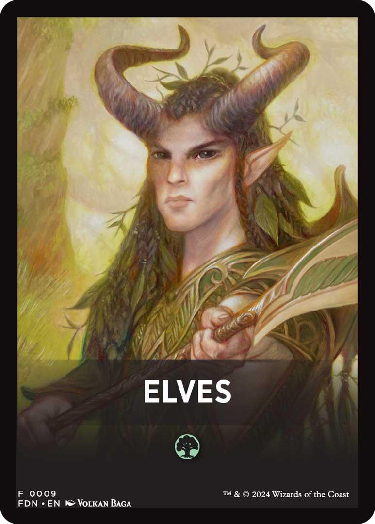 Elves Theme Card [Foundations Tokens] | Boutique FDB TCG