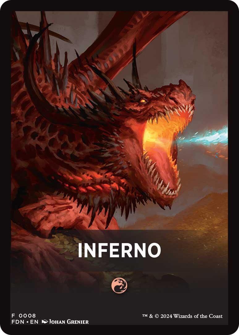 Inferno Theme Card [Foundations Tokens] | Boutique FDB TCG