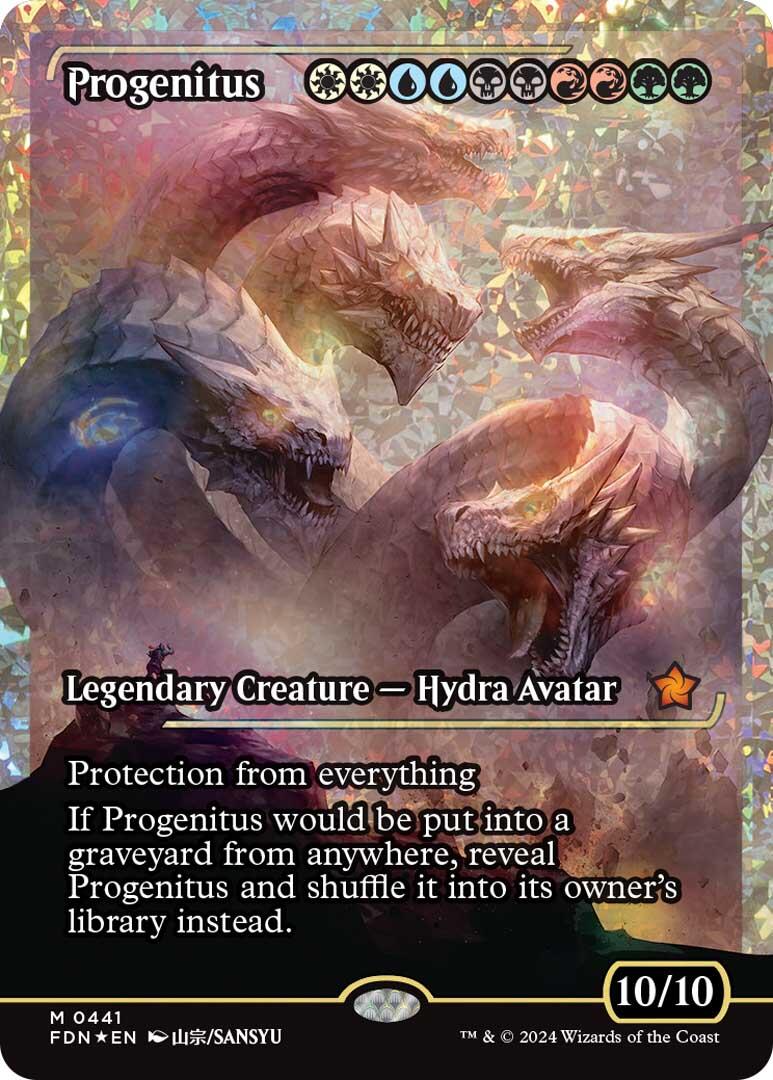 Progenitus (Showcase) (Fracture Foil) [Foundations] | Boutique FDB TCG