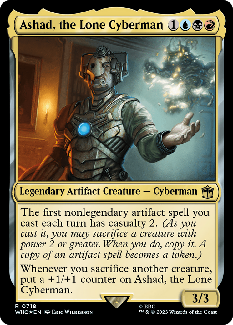 Ashad, the Lone Cyberman (Surge Foil) [Doctor Who] | Boutique FDB TCG