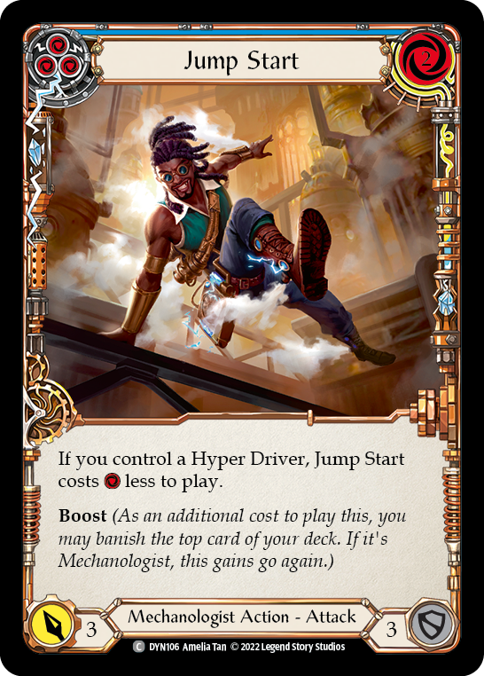 Jump Start (Blue) [DYN106] (Dynasty) | Boutique FDB TCG