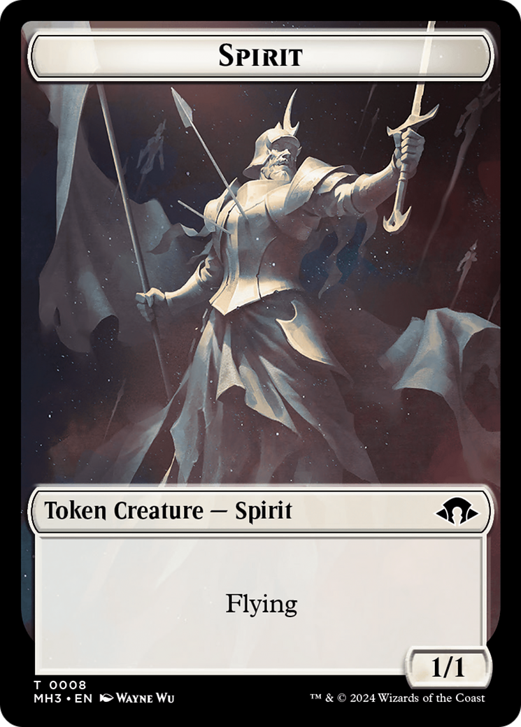 Eldrazi Spawn // Spirit (0008) Double-Sided Token [Modern Horizons 3 Tokens] | Boutique FDB TCG