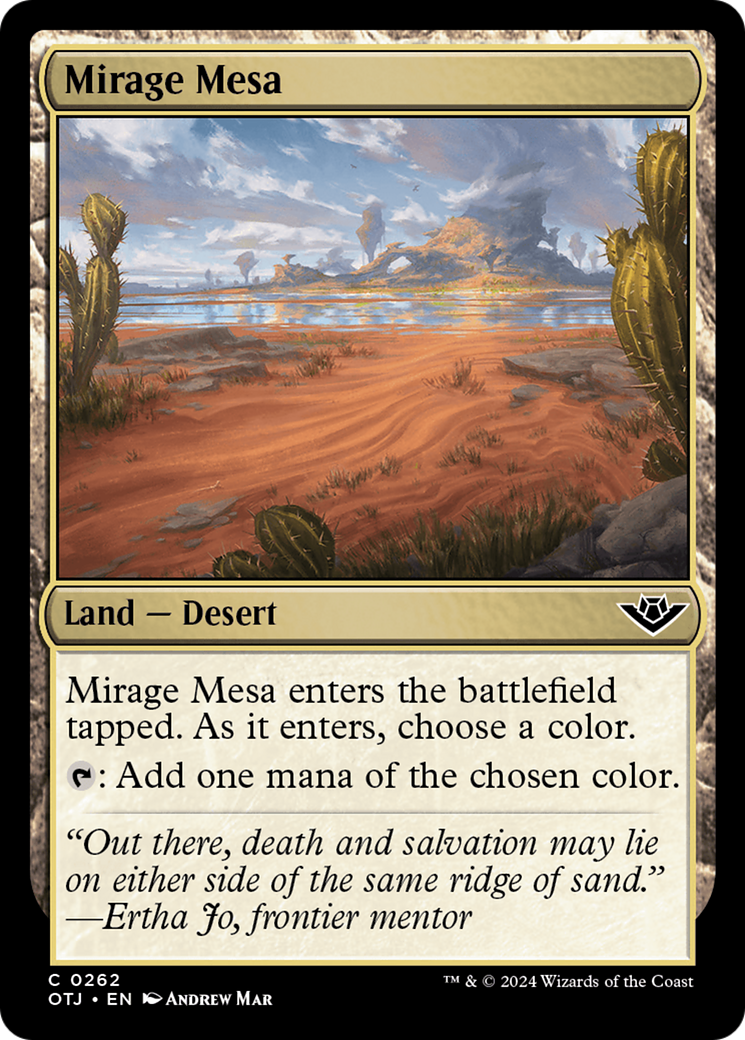 Mirage Mesa [Outlaws of Thunder Junction] | Boutique FDB TCG