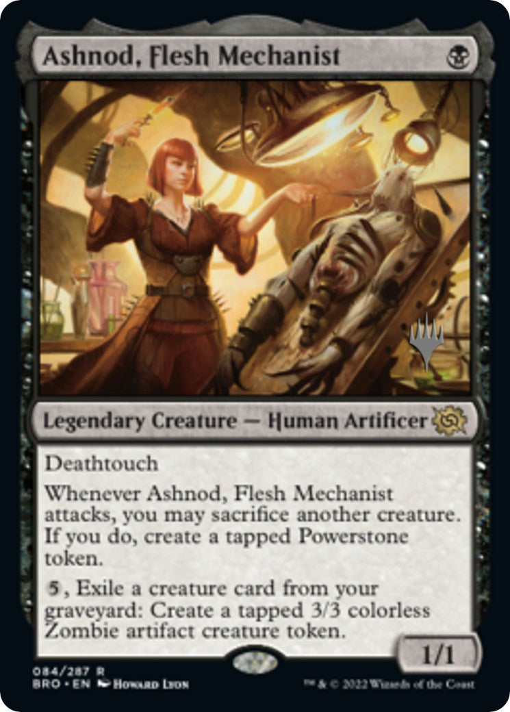 Ashnod, Flesh Mechanist (Promo Pack) [The Brothers' War Promos] | Boutique FDB TCG