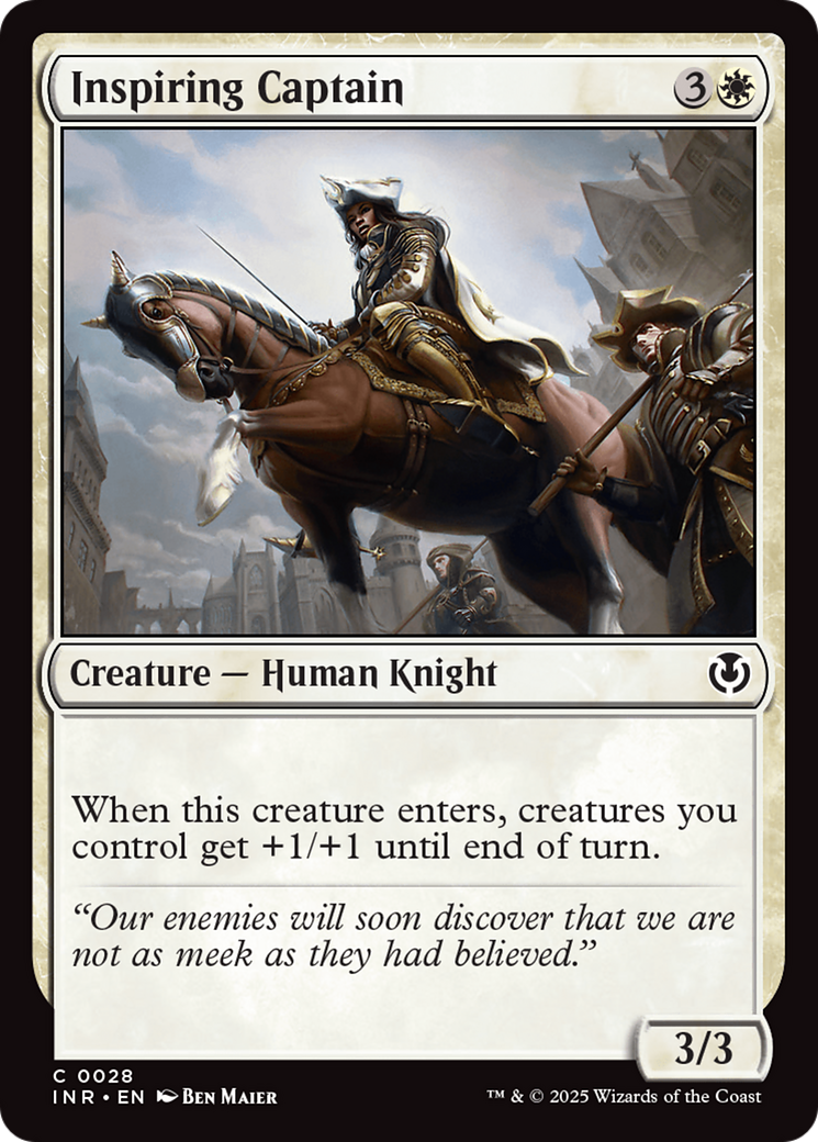 Inspiring Captain [Innistrad Remastered] | Boutique FDB TCG
