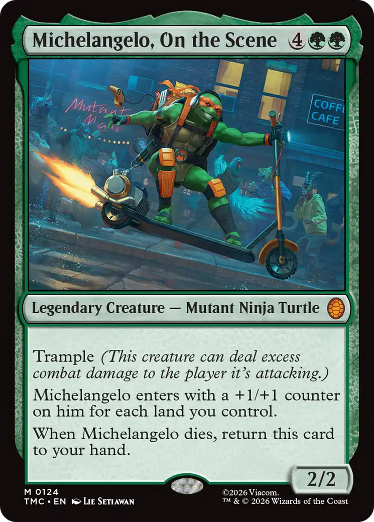 Michelangelo, On the Scene [Teenage Mutant Ninja Turtles Commander] | Boutique FDB TCG
