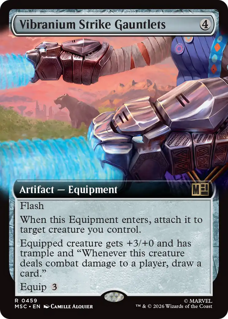 Vibranium Strike Gauntlets (Extended Art) [Marvel Super Heroes Commander] | Boutique FDB TCG