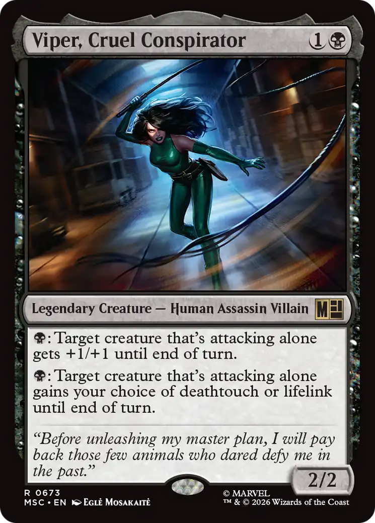 Viper, Cruel Conspirator [Marvel Super Heroes Commander] | Boutique FDB TCG