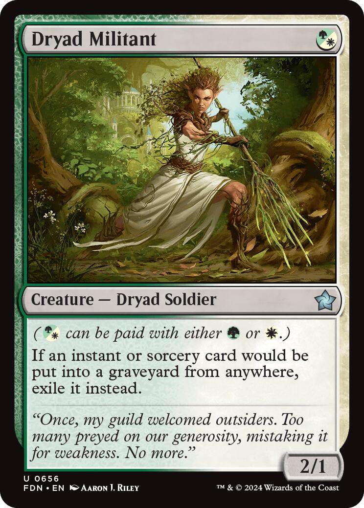 Dryad Militant [Foundations] | Boutique FDB TCG