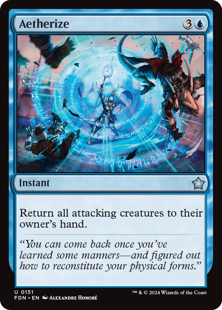 Aetherize [Foundations] | Boutique FDB TCG