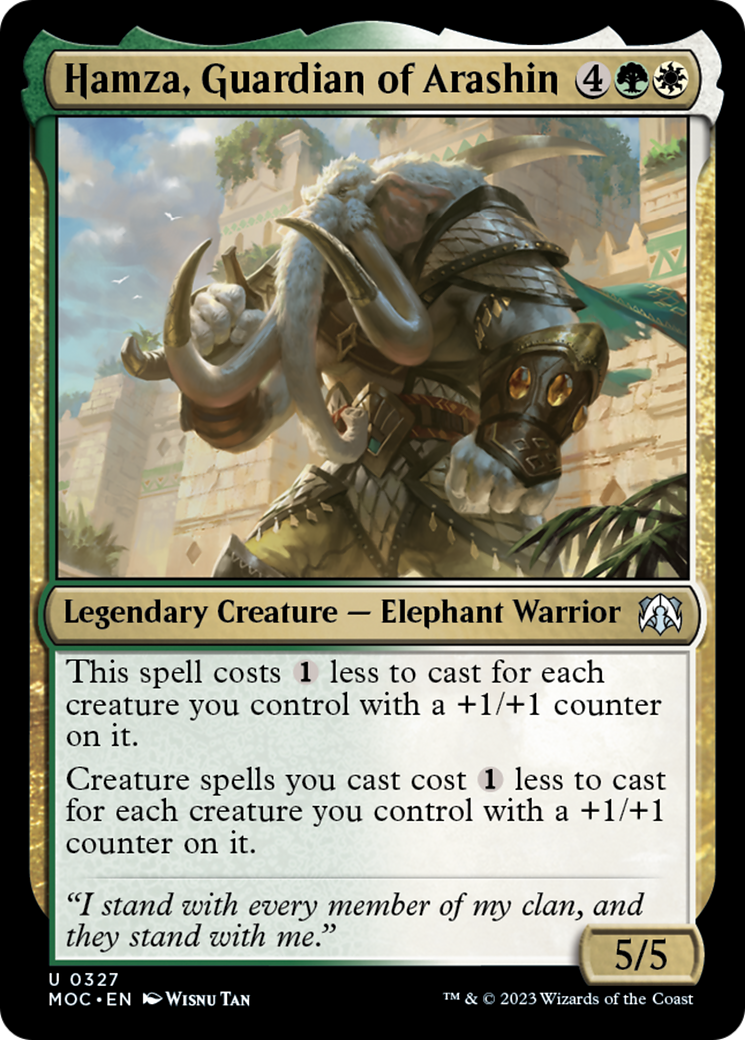 Hamza, Guardian of Arashin [March of the Machine Commander] | Boutique FDB TCG