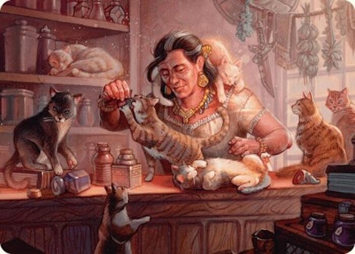 Cat Collector Art Card (1/54) [Foundations Art Series] | Boutique FDB TCG