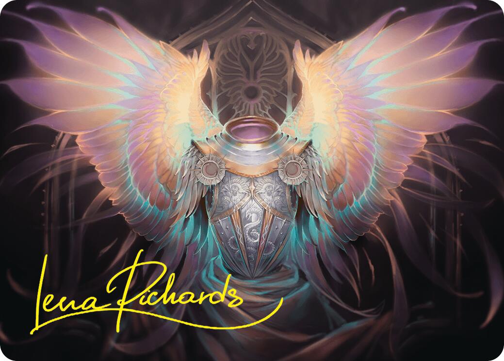 Celestial Armor Art Card (2/54) (Gold-Stamped Signature) [Foundations Art Series] | Boutique FDB TCG