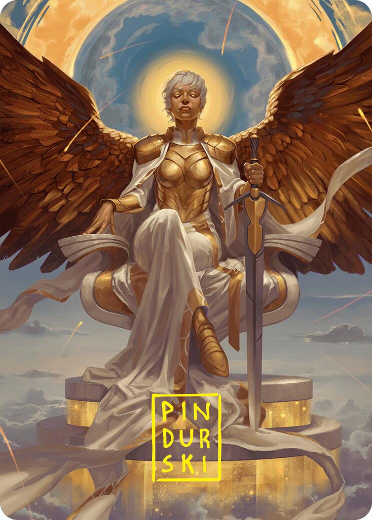 Herald of Eternal Dawn Art Card (27/54) (Gold-Stamped Signature) [Foundations Art Series] | Boutique FDB TCG