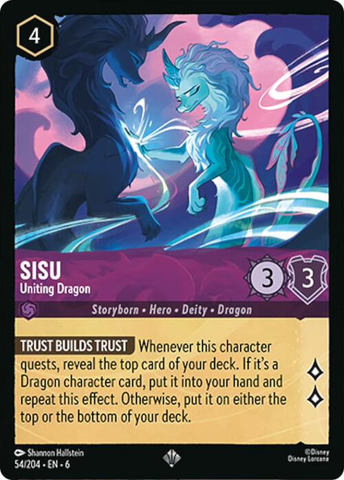 Sisu - Uniting Dragon (54/204) [Azurite Sea] | Boutique FDB TCG