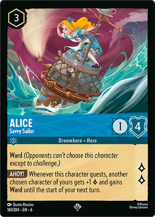 Alice - Savvy Sailor (161/204) [Azurite Sea] | Boutique FDB TCG