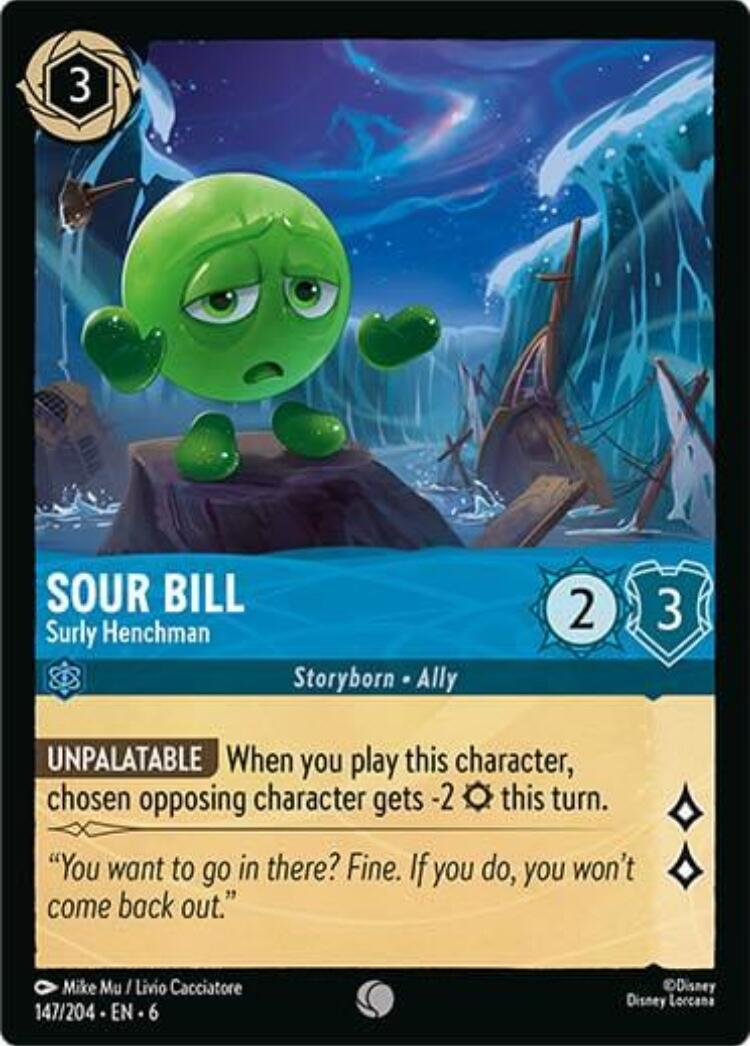 Sour Bill - Surly Henchman (147/204) [Azurite Sea] | Boutique FDB TCG