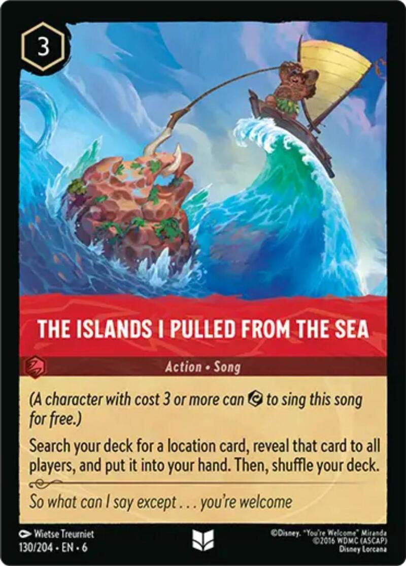 The Islands I Pulled From The Sea (130/204) [Azurite Sea] | Boutique FDB TCG