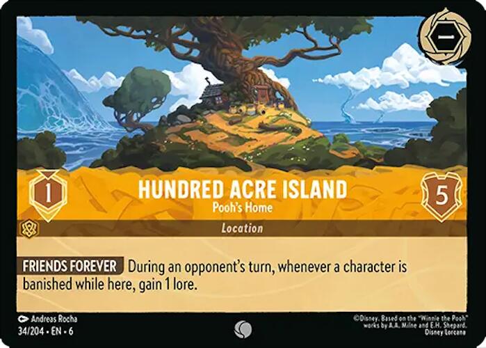 Hundred Acre Island - Pooh's Home (34/204) [Azurite Sea] | Boutique FDB TCG