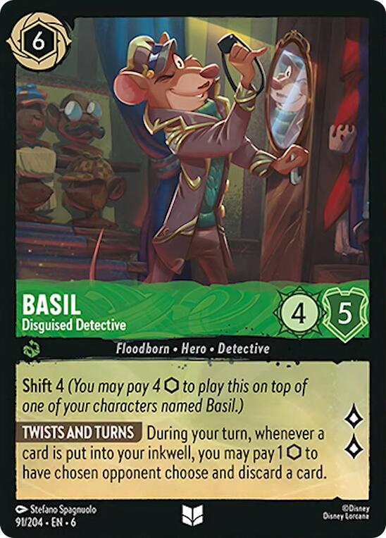 Basil - Disguised Detective (91/204) [Azurite Sea] | Boutique FDB TCG