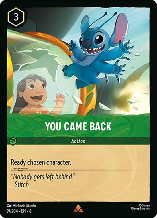 You Came Back (97/204) [Azurite Sea] | Boutique FDB TCG