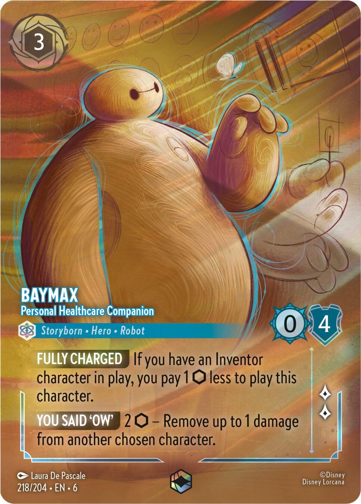 Baymax - Personal Healthcare Companion (Enchanted) (218/204) [Azurite Sea] | Boutique FDB TCG