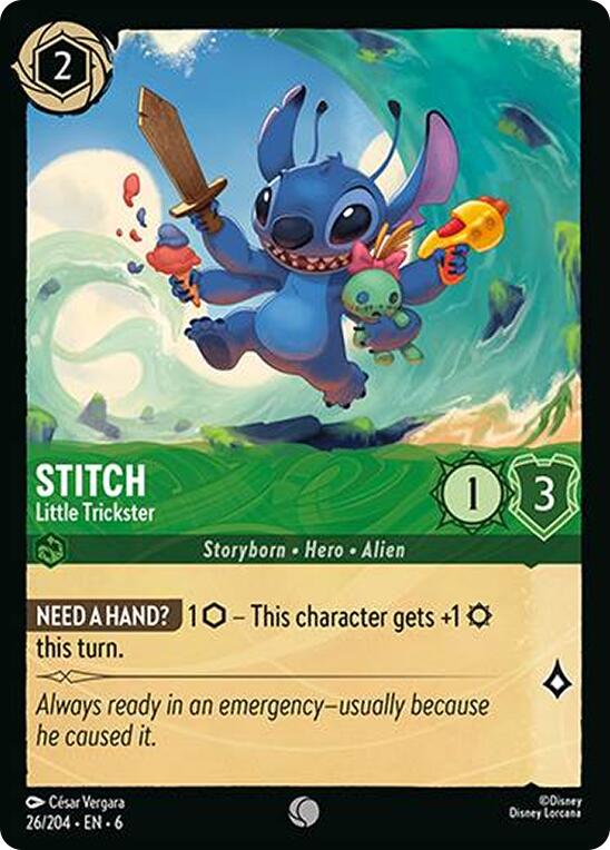 Stitch - Little Trickster (26/204) [Azurite Sea] | Boutique FDB TCG