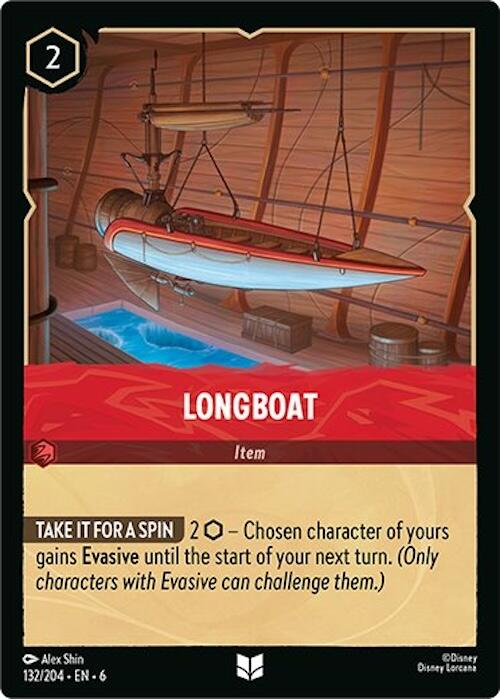 Longboat (132/204) [Azurite Sea] | Boutique FDB TCG