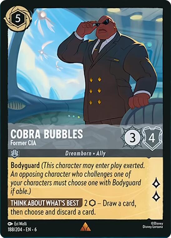 Cobra Bubbles - Former CIA (188/204) [Azurite Sea] | Boutique FDB TCG