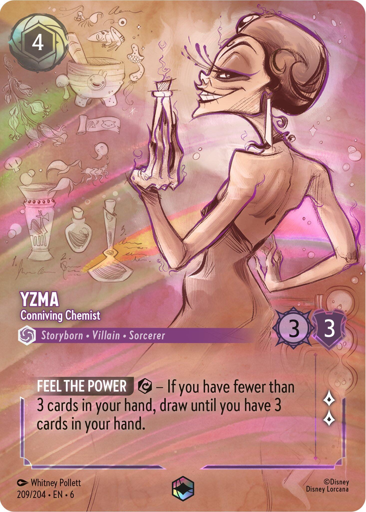 Yzma - Conniving Chemist (Enchanted) (209/204) [Azurite Sea] | Boutique FDB TCG