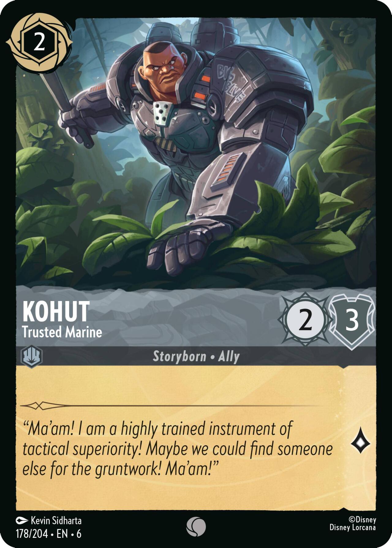 Kohut - Trusted Marine (178/204) [Azurite Sea] | Boutique FDB TCG