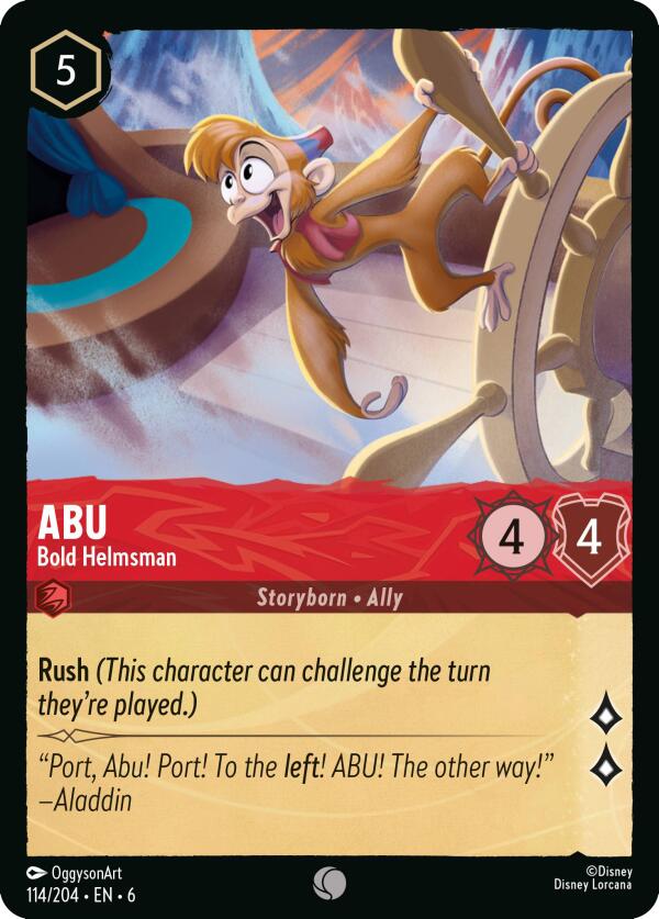 Abu - Bold Helmsman (114/204) [Azurite Sea] | Boutique FDB TCG