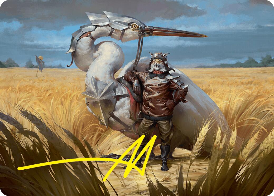 Skyknight Squire Art Card (4/54) (Gold-Stamped Signature) [Foundations Art Series] | Boutique FDB TCG