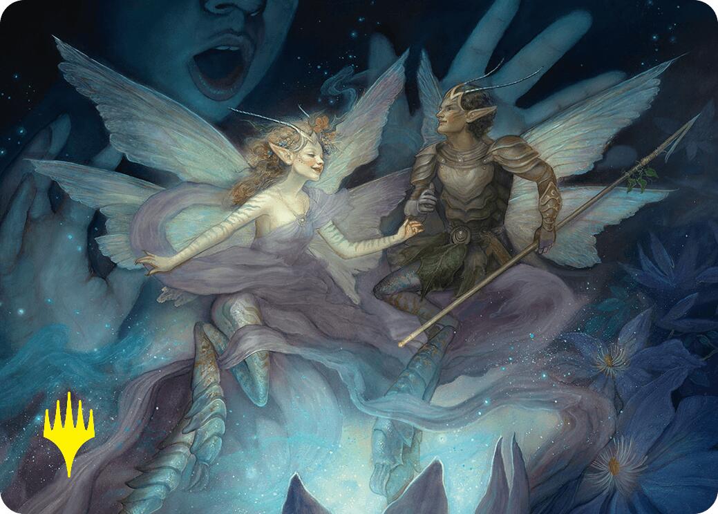 Faebloom Trick Art Card (6/54) (Gold-Stamped Signature) [Foundations Art Series] | Boutique FDB TCG