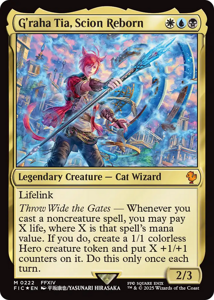 G'raha Tia, Scion Reborn (Surge Foil) [FINAL FANTASY Commander] | Boutique FDB TCG