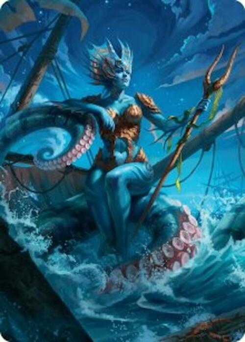 Kiora, the Rising Tide Art Card (30/54) [Foundations Art Series] | Boutique FDB TCG
