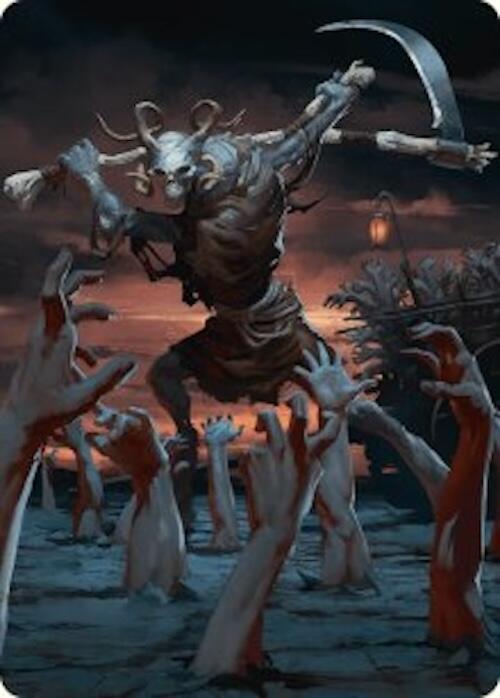 Abyssal Harvester Art Card (34/54) [Foundations Art Series] | Boutique FDB TCG