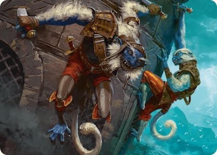 Goblin Boarders Art Card (11/54) [Foundations Art Series] | Boutique FDB TCG