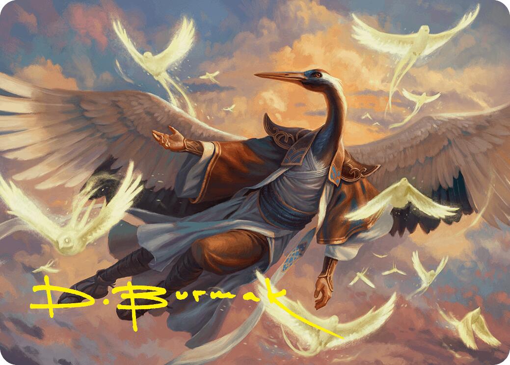 Kykar, Zephyr Awakener Art Card (16/54) (Gold-Stamped Signature) [Foundations Art Series] | Boutique FDB TCG