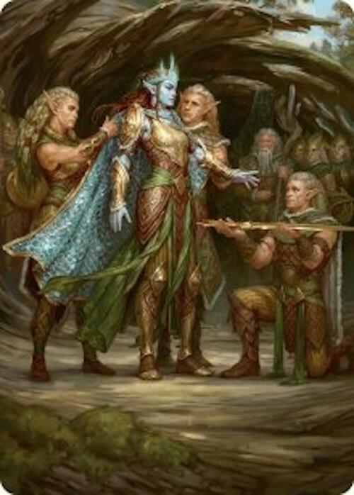 Lathril, Blade of the Elves Art Card (48/54) [Foundations Art Series] | Boutique FDB TCG