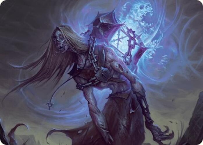 Soul-Shackled Zombie Art Card (9/54) [Foundations Art Series] | Boutique FDB TCG
