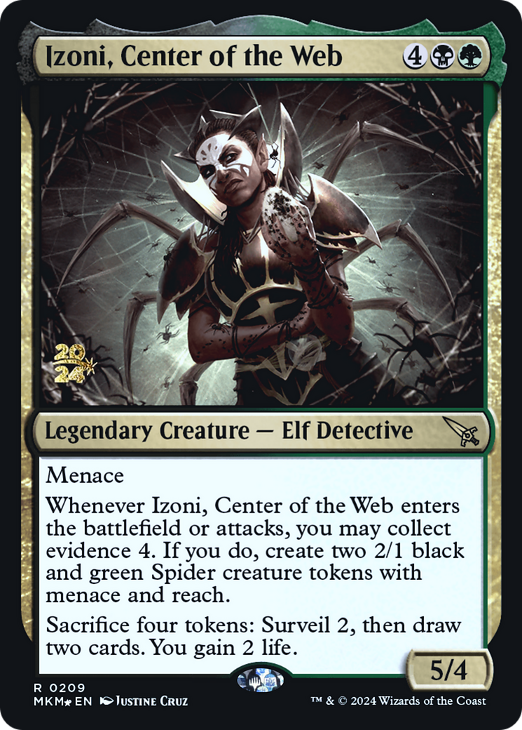 Izoni, Center of the Web [Murders at Karlov Manor Prerelease Promos] | Boutique FDB TCG