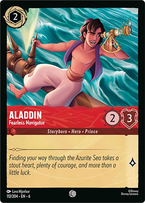 Aladdin - Fearless Navigator (112/204) [Azurite Sea] | Boutique FDB TCG